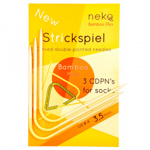 Набор спиц из бамбука Neko Bambus Flex 3,5мм