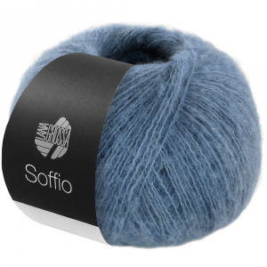 Пряжа SOFFIO Lana Grossa 012, Taubenblau