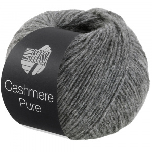 Пряжа Cashmere Pure Lana Grossa No 06, Grau meliert