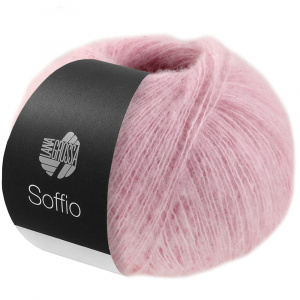 Пряжа SOFFIO Lana Grossa 01, Rosa