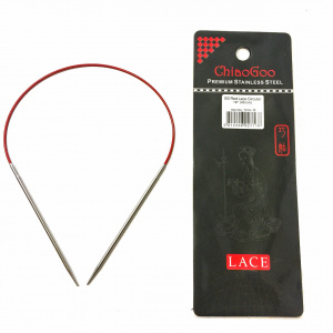 Спицы круговые металлические Lace 40 см, 10 мм ChiaoGoo