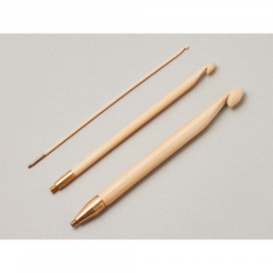 Разъемные бамбуковые спицы М1.8, 14 см, 3 мм КА Seeknit Shirotake