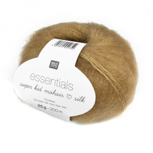 Пряжа Rico Essentials Super Kid Mohair Silk 045 карамельный